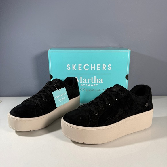 Skechers Shoes - Skechers Martha Stewart Collection Black Platform Sneakers Women's Size 10